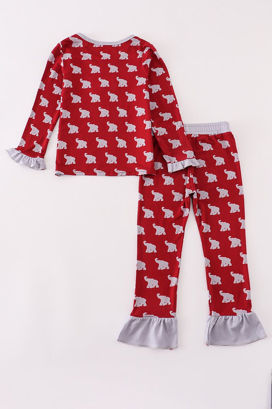Alabama Elephant Bamboo Pajama Set