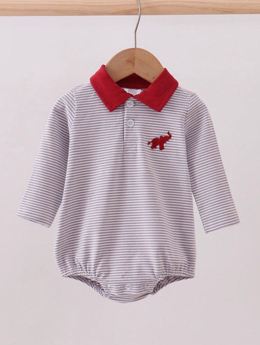 Alabama Elephant Emroidered Onesie