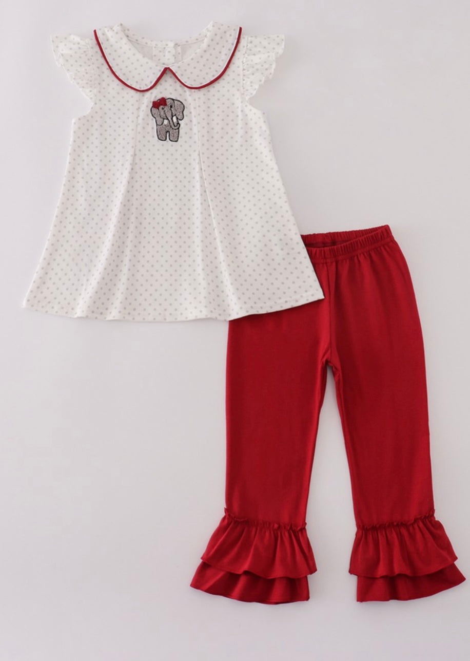 Alabama French Knot Pant Set