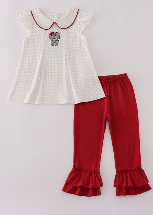 Alabama French Knot Pant Set