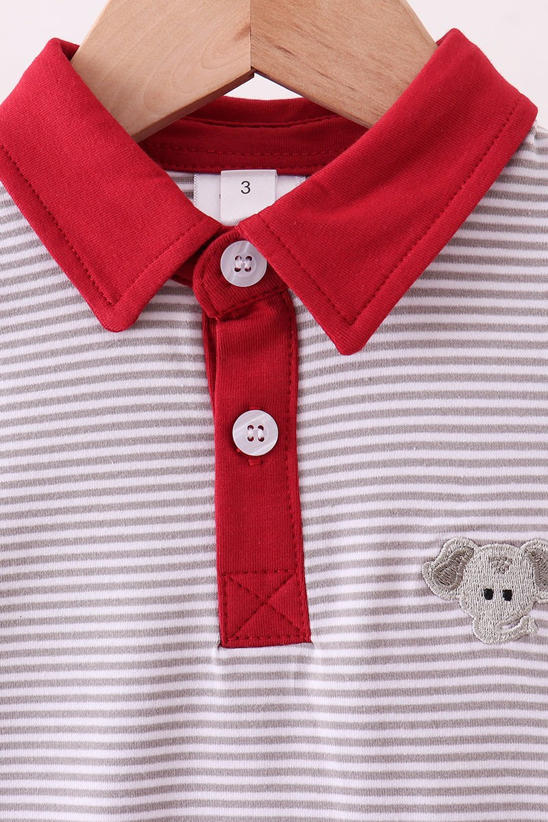 Alabama Elephant Embroidered Dress