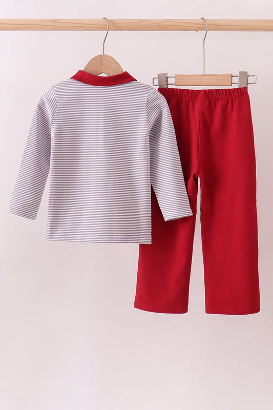 Alabama Boys Embroidered Pant Set