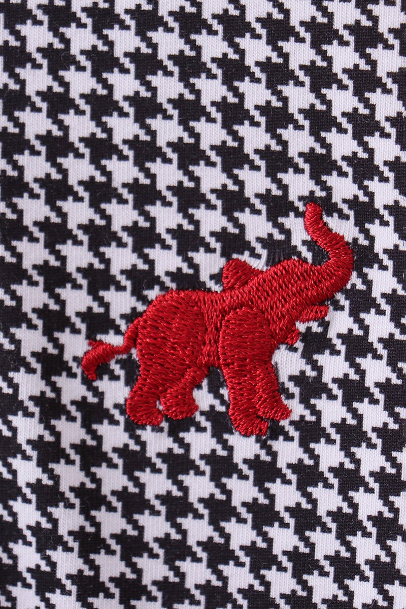Alabama Embroidered Houndstooth Vest