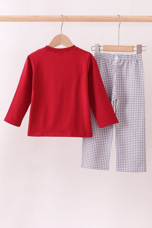 Boys Alabama Appliqué Pant Set