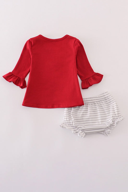 Girls Alabama Appliqué Bloomer Set