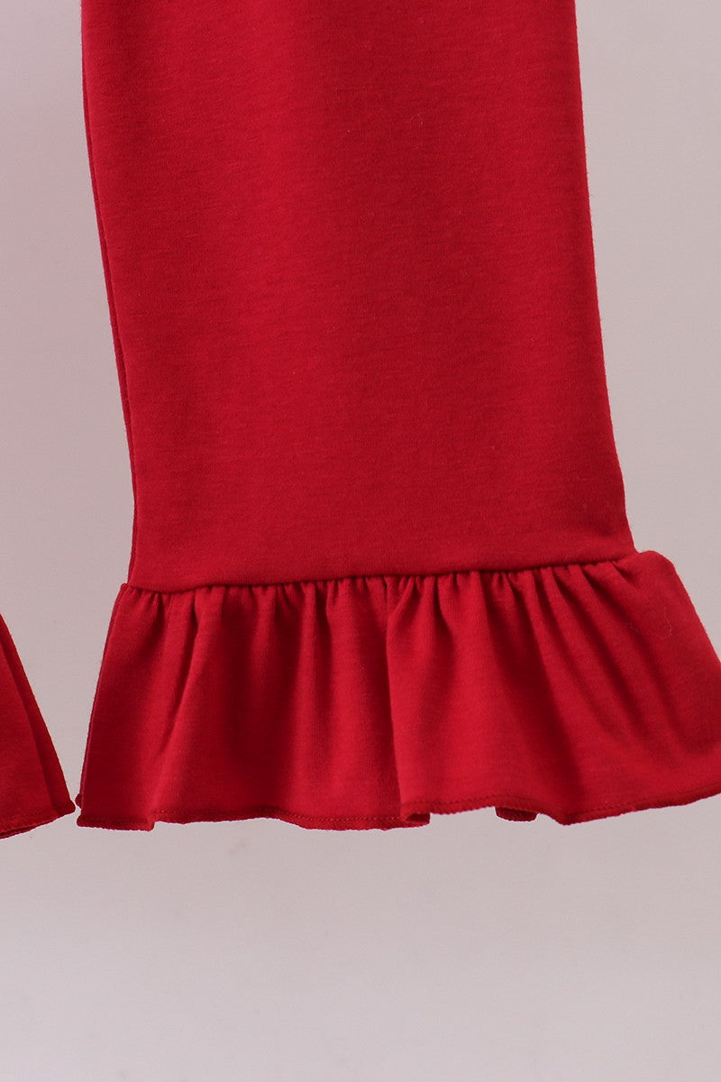 Alabama Embroidered Ruffles & Bows Set
