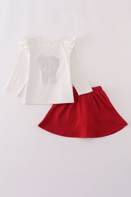 Alabama French Knot Skort Set
